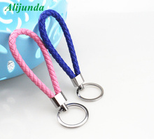 Creative Hand-woven Leather Rope Keychain Men Women Car Keyring for Subaru Suzuki SX4 SWIFT Alto Liane Grand Vitara Jimny 2024 - buy cheap