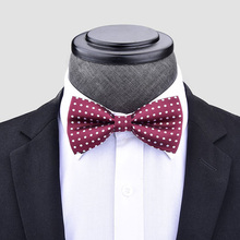 (20 Pcs/ lot)  Adjustable Men's Bow tie Clip On Plaid Polka Geometric Man Grooms Formal Pre-tied Tuxedo Neck ties Wedding Prom 2024 - buy cheap