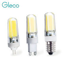 1PCS 220V 360 Degree G4 G9 E14  Dimmable LED Bulb 3W 2609 COB + PC Lampshade,COB Lamp Replace Halogen Spotlight Chandelier 2024 - buy cheap