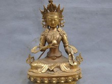 YM 311 12 "China Budismo Tibetano Ksitigarbha Bodhisattva estatua de Buda de bronce 2024 - compra barato