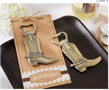 wedding party favor gift and giveaways for guests--Boots shoes bottle opener birthday souvenir 80pcs/lot 2024 - buy cheap