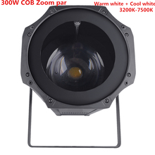 Zoom LED Par 5-50 Degree LED 300W COB LED Par Light  Warm White + cold White 2in1  RGBW 4in1 Stage Disco Light led Par 64 2024 - buy cheap