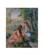 Impresionistas francesas niñas en el prado por Pierre Auguste Renoir reproducción de pintura al óleo de alta calidad pintada a mano 2024 - compra barato
