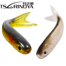 TSURINOYA 6Pcs 95mm 6.5g Soft Fishing Lure Silicone Soft Bait Wobbler Fish Carp Pescaria Isca Artificial Para Pesca Leurre Peche 2024 - buy cheap