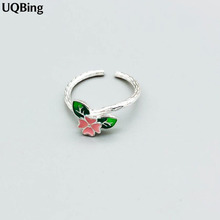 2019 Fashion 925 Sterling Silver Beutiful Flower Ring Jewelry Christmas Gift Women Jewelry Finger Rings 2024 - buy cheap