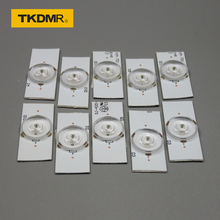 TKDMR-Paquete de 2 tiras Led, diodos de bombillas de 6v, 32-65 pulgadas, lente óptica de retroiluminación de Tv con cable, cinta de doble cara, 10 unids/paquete 2024 - compra barato