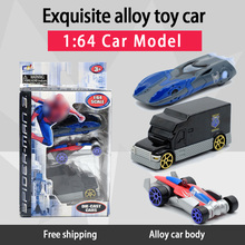 Free shipping Children Toy Car Model Alloy  With Slide 1:64 3 Pcs/Set SpiderChariot Set Metal Cars Suit For Children Gifts 2024 - buy cheap