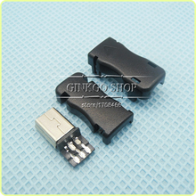 200 set/lote 3 en 1 DIY USB 5Pin enchufe OTG USB Mini B 5Pin para mini usb jack sockect 2024 - compra barato