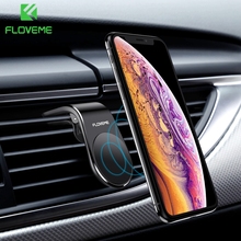 FLOVEME Magnetic Car Phone Holder For Phone in Car Air Vent Mount Stand For iPhone 7 8 X Samsung Magnet Mobile Phone Holder 2024 - buy cheap