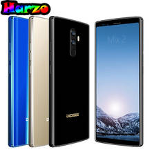 DOOGEE MIX 2 Android 7,1 Octa Core 6 ГБ + 128 ГБ 5,99 дюймов MTK Helio P25 2,5 ГГц ободок-менее FHD + Экран Quad Камера 4G LTE смартфон 2024 - купить недорого