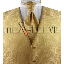 hot sale free shippin cheap price gold formal wear vest set 2024 - buy cheap