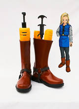 Custom made Android 18 Shoes boot from Dragon Ball Cosplay 2024 - buy cheap