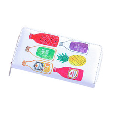 New Fashion Women Long Purse PU Leather Wallet Cartoon Pattern Women's Wallet Coin Pouch Lady Girl Clutch Money Bag Portemonnee 2024 - buy cheap