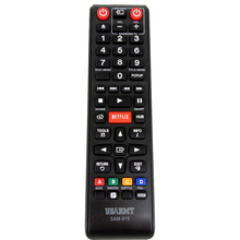 Novo controle remoto de dvd player, capa com controle remoto para samsung SAM-919 2024 - compre barato
