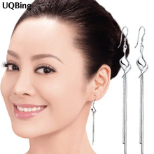 Fashion Plata 925 Sterling Silver Earrings Jewelry Long Tassel Earrings Pendientes Brincos brincos de prata 2024 - buy cheap