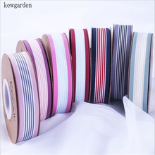 Kewgarden Wholsale Stripe Knitting Satin Ribbons 1-1/2" 1" Handmade Tape DIY Bowknot Ribbon Accessories Packing Riband 100 Yards 2024 - buy cheap
