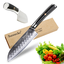 SUNNECKO Chef Knife Kitchen Knives Japanese Damascus VG10 Steel Sharp Blade Strong 60HRC G10 Handle 5" inch Santoku Cutter Tools 2024 - buy cheap