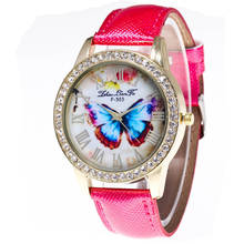 Relogio Feminino women watch Brand Fashion quartz watch clock relojes mujer dress ladies watch Business leather butterfly 2024 - buy cheap