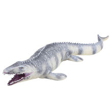 Modelo de dinossauro mosasaur, brinquedo realista, 45cm, modelo de animal, dinossauro, presente de natal, macio 2024 - compre barato