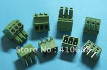 10 Pcs Pitch 3.5mm Angle 3way/pin Screw Terminal Block Connector Green Color T Pluggable Type 2024 - buy cheap