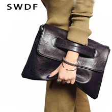 SWDF New Fashion Women Envelope Clutch Bag Leather Women Crossbody Bags Women Trend Handbag Messenger Bag Female Ladies Clutches 2024 - buy cheap
