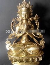Бесплатная доставка, бесплатная доставка, статуя Тибета, статуя Тибета, бронзовая Будда 2024 - купить недорого