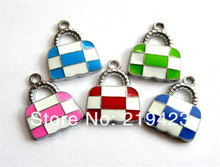 50pcs SK518 Bag 23x18mm  DIY Hang Charms Pendands Jewelry accessories Fit cellphone&wristband 2024 - buy cheap
