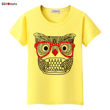 2021 New style cartoon owl shirt women brand clothes new tshirt good top tees lovely t-shirt kawaii shirt plus size 2024 - buy cheap