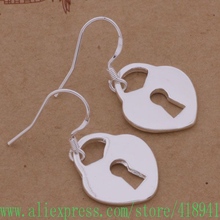 Silver Plated earrings , Silver Plated fashion jewelry , Like the lock's heart /eiramzya bjtakbaa AE341 2024 - buy cheap