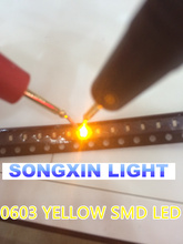 XIASONGXIN LIGHT 500pcs/lot LED SMD Series 0603 yellow 1608 yellow 0603 diodes 580-590nm super bright 2024 - buy cheap