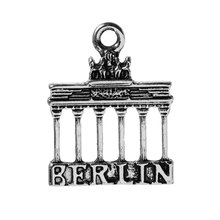 DoreenBeads Zinc Based Alloy Charms Pendants Brandenburg Gate Silver Color Message"BERLIN"Carved 23mm x 18mm ,10 PCs 2024 - buy cheap
