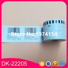 6 rollos de etiquetas adhesivas para DK-22205, compatibles con Brother, DK-2205, pegatina térmica, DK22205, Envío Gratis 2024 - compra barato