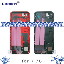 Full Housing for iPhone 7 7G 7Plus Middle Frame Bezel Chassis Back Battery Door Rear Cover Body with Flex Cable Replacement 2024 - buy cheap