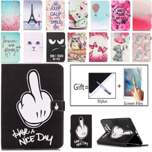 Case For Samsung Galaxy Tab E 9.6 inch T560 T561 SM-T560 SM-T561 Cover Funda Tablet Fashion Painted Owl Unicorn Stand Shell Film 2024 - buy cheap