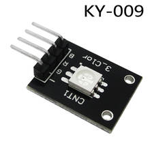 10PCS New RGB 3 Color Full Color LED SMD Module AVR PIC KY-009 new 2024 - buy cheap
