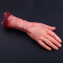 Simulación de mano de accesorios para travesuras, Zombies de Horror, mano rota, mano falsa, con sangre, dedo roto, decoración de Halloween, 5ZHH022 2024 - compra barato