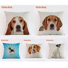 dog pillow covers decorative cushion covers for sofa Pillows Animals American Foxhound dogs pillowcase cushions cover home decor 2024 - buy cheap