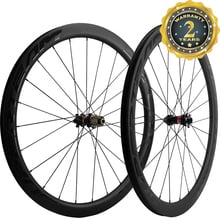 SUPERTEAM Disc Brake Carbon Wheelset 50mm Clincher Cyclocross Wheels Center Lock/6 Bolts Thru Axle Novatec 411-412 Hub 2024 - buy cheap