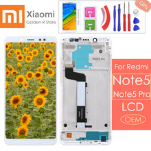 5.99" AAA Quality LCD+Frame For Xiaomi Redmi Note 5 Pro LCD Display Screen Replacement For Redmi Note 5 LCD 10-Touch +Gifts 2024 - buy cheap