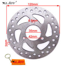 Xljoy-disco de freio de rotor infantil, 120mm, 35mm, atv para scooter elétrica, motor de 2 tempos, 47cc, 49cc, mini dirt bike, atv quad 2024 - compre barato