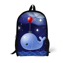 Mochila com estampa de peixe, mochila escolar infantil para adolescentes meninos e meninas, mochila para laptop, bolsa de livros 17 tamanhos 2024 - compre barato