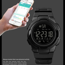 SKMEI-reloj inteligente deportivo para hombre, pulsera con podómetro, control remoto, multifunción, resistente al agua hasta 50M 2024 - compra barato