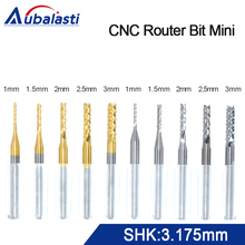 10pcs 3.175mm CNC Machine Router Bit Mini PCB Carbide End Mill Tools  Cutting Bits CNC Milling Cutters Kit & cnc cutter milling 2024 - buy cheap