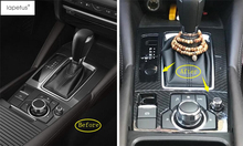 Lapetus Accessories For Mazda 6 Sedan & Wagon 2016 2017 Stalls Transmission Gear Shift Box Panel Molding Cover Kit Trim 2 Piece 2024 - buy cheap