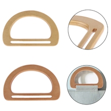 Hot Sell Wooden Bag Handle Replacement for DIY Purse Making Handbag Shopping Tote 2024 - buy cheap