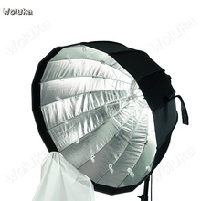 90cm guarda-chuva de boca profunda softbox, capa macia, luz fotográfica, estúdio de luz flash, acessórios profissionais cd50 t02 2024 - compre barato