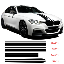 Hood Roof Trunk Bonnet Side Skirt Stripe Kit Vinyl Decal Car Stickers Cover For BMW F30 E90 F32 F20 F22 G30 G20 F10 Accessories 2024 - buy cheap