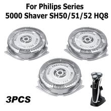 3PCS Cutter Head Shaver Tool For Philips Series 5000 Shaver SH50/51/52 HQ8 Universal Replacement Unit For Men Shaving Beard 2024 - buy cheap