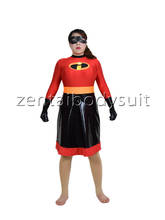 Classic Girl The Incredibles Skirt Superhero Costume Halloween Cosplay Party Prom Spandex And Metal Zentai Suit party 2024 - buy cheap
