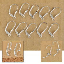 Free Ship 200Pcs Lot Jewelry Findings 925 Sterling Silver Square Hook Earring Earwires For Beads Crystal Stone Nice Made 2024 - buy cheap